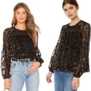 NWOT Parker Marietta Blouse in Marigold